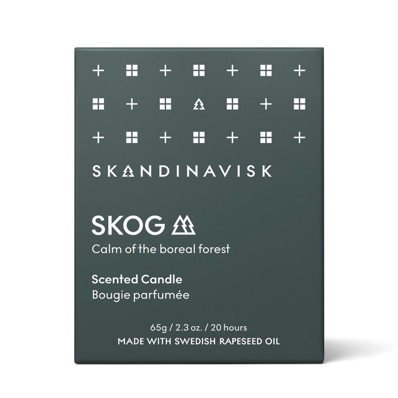 Skandinavisk Skog 'Forest' Mini Scented Candle. Fragrance Notes: Pine Needles and Fir Cones  Birch Sap and Lily of The Valley. 2.3 oz. - Image 2